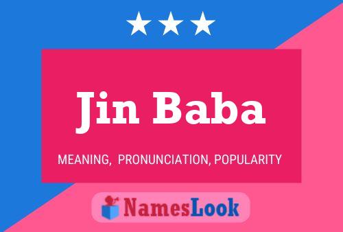 Pôster do nome Jin Baba