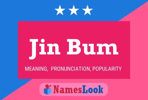 Pôster do nome Jin Bum