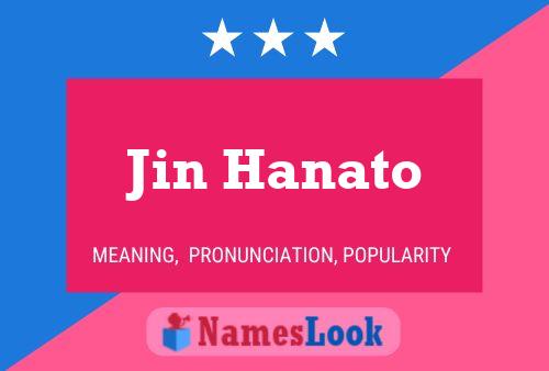 Pôster do nome Jin Hanato