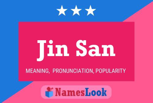 Pôster do nome Jin San