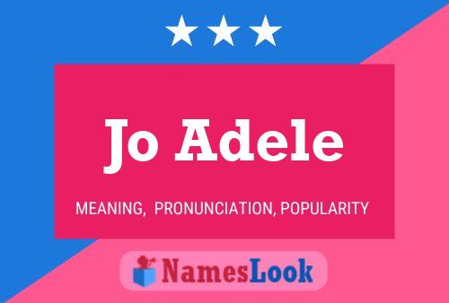 Pôster do nome Jo Adele