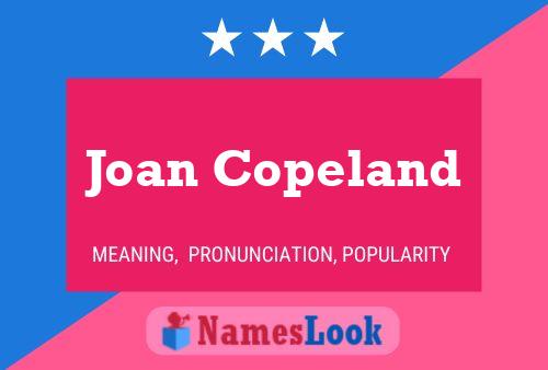 Pôster do nome Joan Copeland