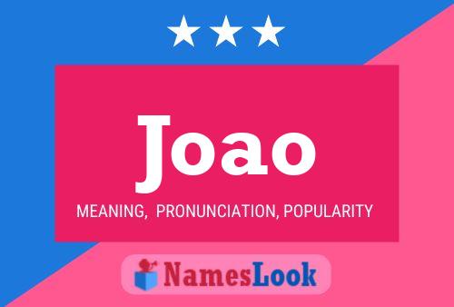 Pôster do nome Joao