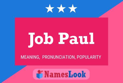 Pôster do nome Job Paul