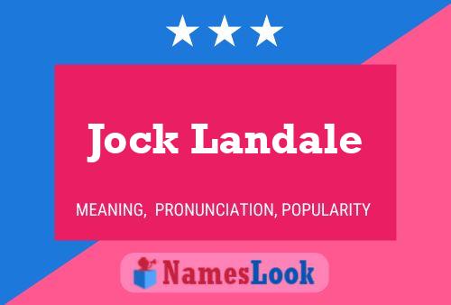 Pôster do nome Jock Landale