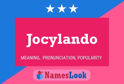 Pôster do nome Jocylando