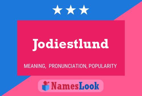 Pôster do nome Jodiestlund