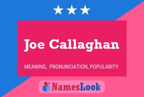 Pôster do nome Joe Callaghan