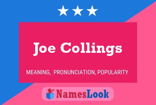 Pôster do nome Joe Collings