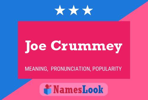 Pôster do nome Joe Crummey