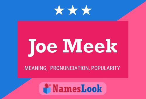 Pôster do nome Joe Meek