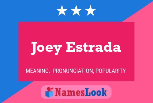 Pôster do nome Joey Estrada