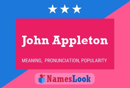 Pôster do nome John Appleton