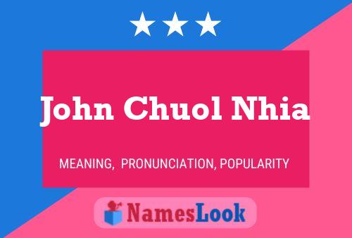 Pôster do nome John Chuol Nhia