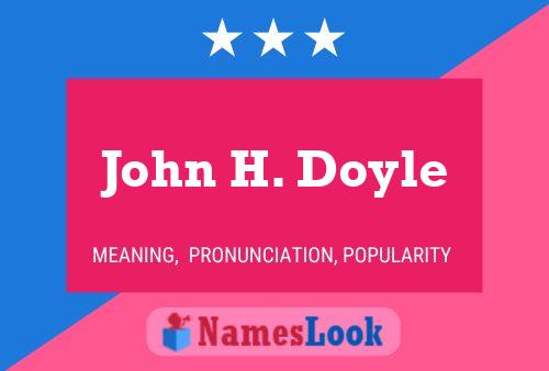 Pôster do nome John H. Doyle