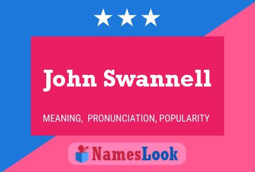 Pôster do nome John Swannell