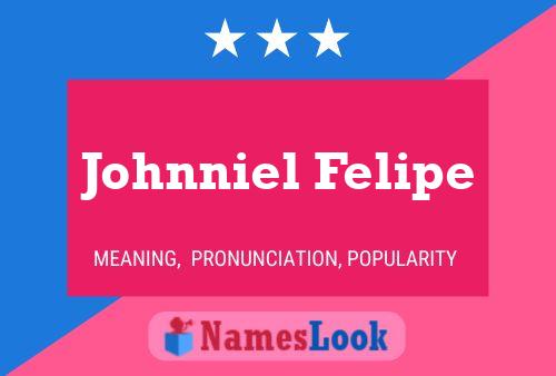 Pôster do nome Johnniel Felipe