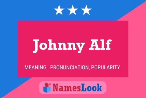 Pôster do nome Johnny Alf