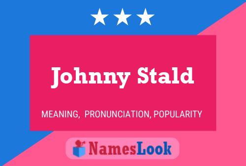 Pôster do nome Johnny Stald