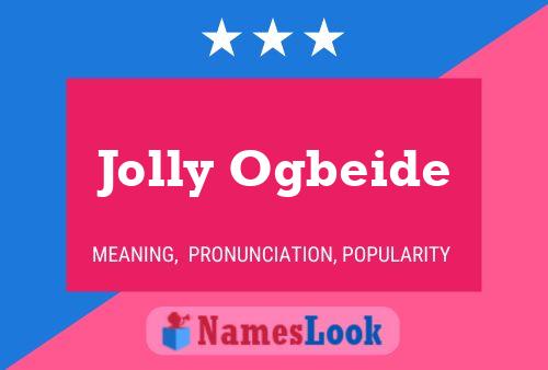 Pôster do nome Jolly Ogbeide