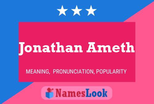 Pôster do nome Jonathan Ameth