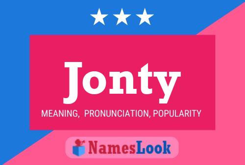 Pôster do nome Jonty