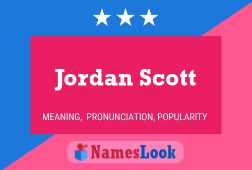 Pôster do nome Jordan Scott