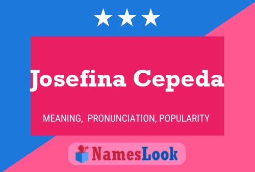 Pôster do nome Josefina Cepeda