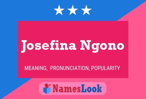 Pôster do nome Josefina Ngono