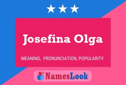 Pôster do nome Josefina Olga