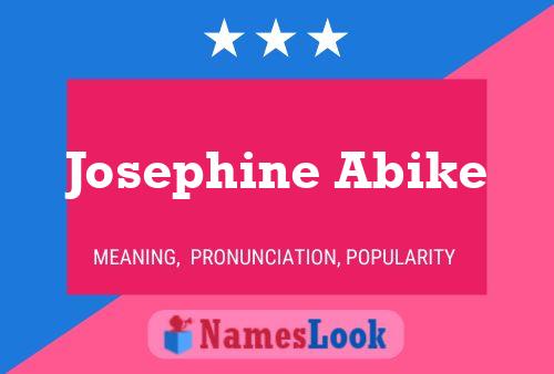 Pôster do nome Josephine Abike