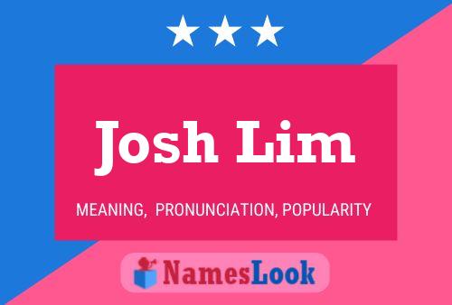 Pôster do nome Josh Lim