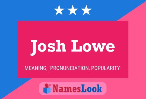 Pôster do nome Josh Lowe