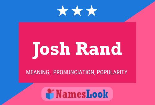 Pôster do nome Josh Rand