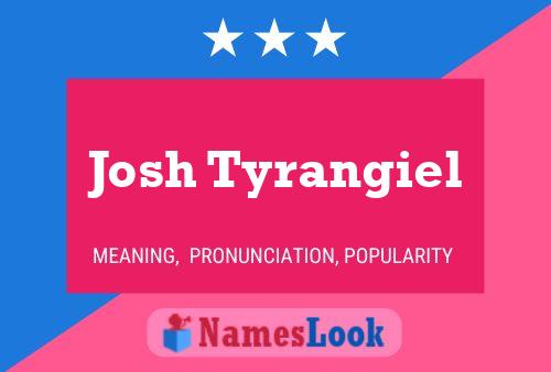 Pôster do nome Josh Tyrangiel