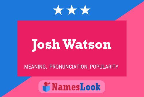 Pôster do nome Josh Watson