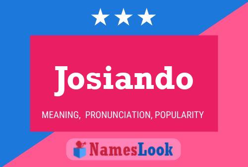 Pôster do nome Josiando