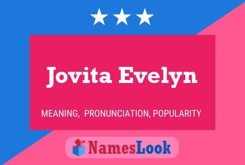 Pôster do nome Jovita Evelyn