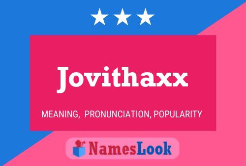 Pôster do nome Jovithaxx