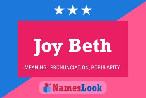 Pôster do nome Joy Beth