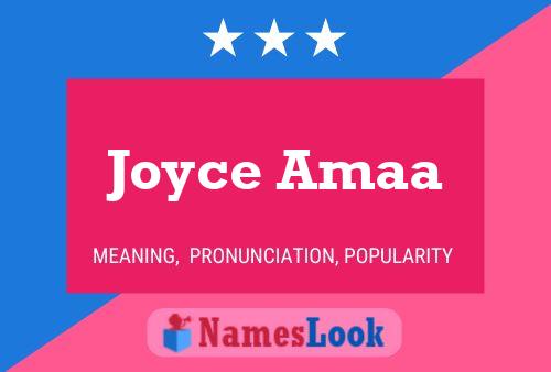 Pôster do nome Joyce Amaa