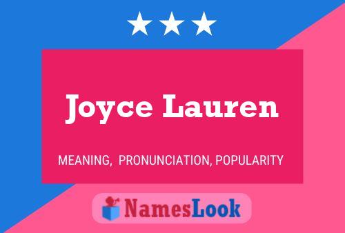 Pôster do nome Joyce Lauren