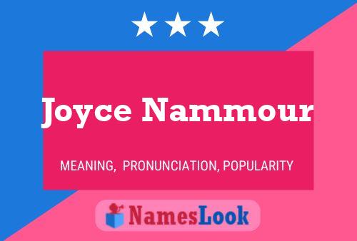 Pôster do nome Joyce Nammour