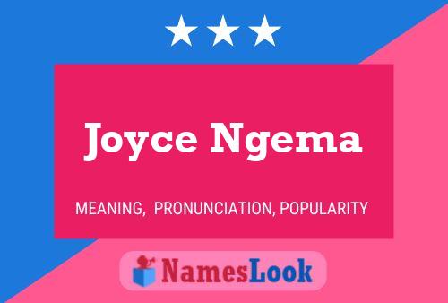 Pôster do nome Joyce Ngema