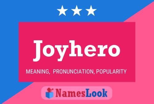 Pôster do nome Joyhero