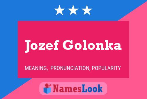 Pôster do nome Jozef Golonka