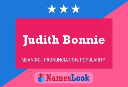 Pôster do nome Judith Bonnie