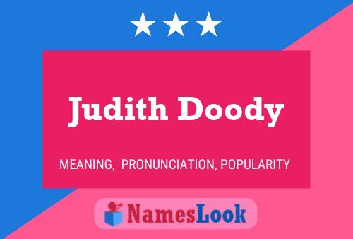 Pôster do nome Judith Doody