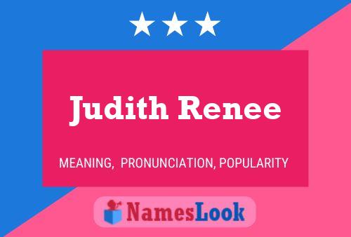 Pôster do nome Judith Renee