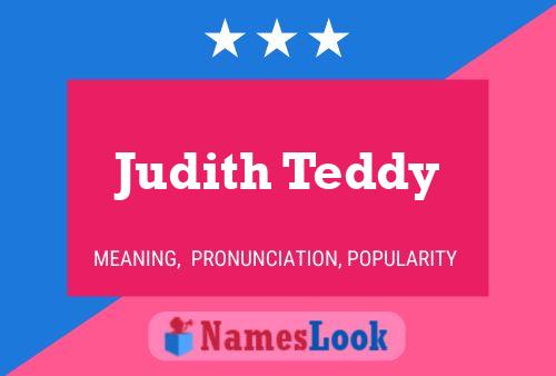 Pôster do nome Judith Teddy